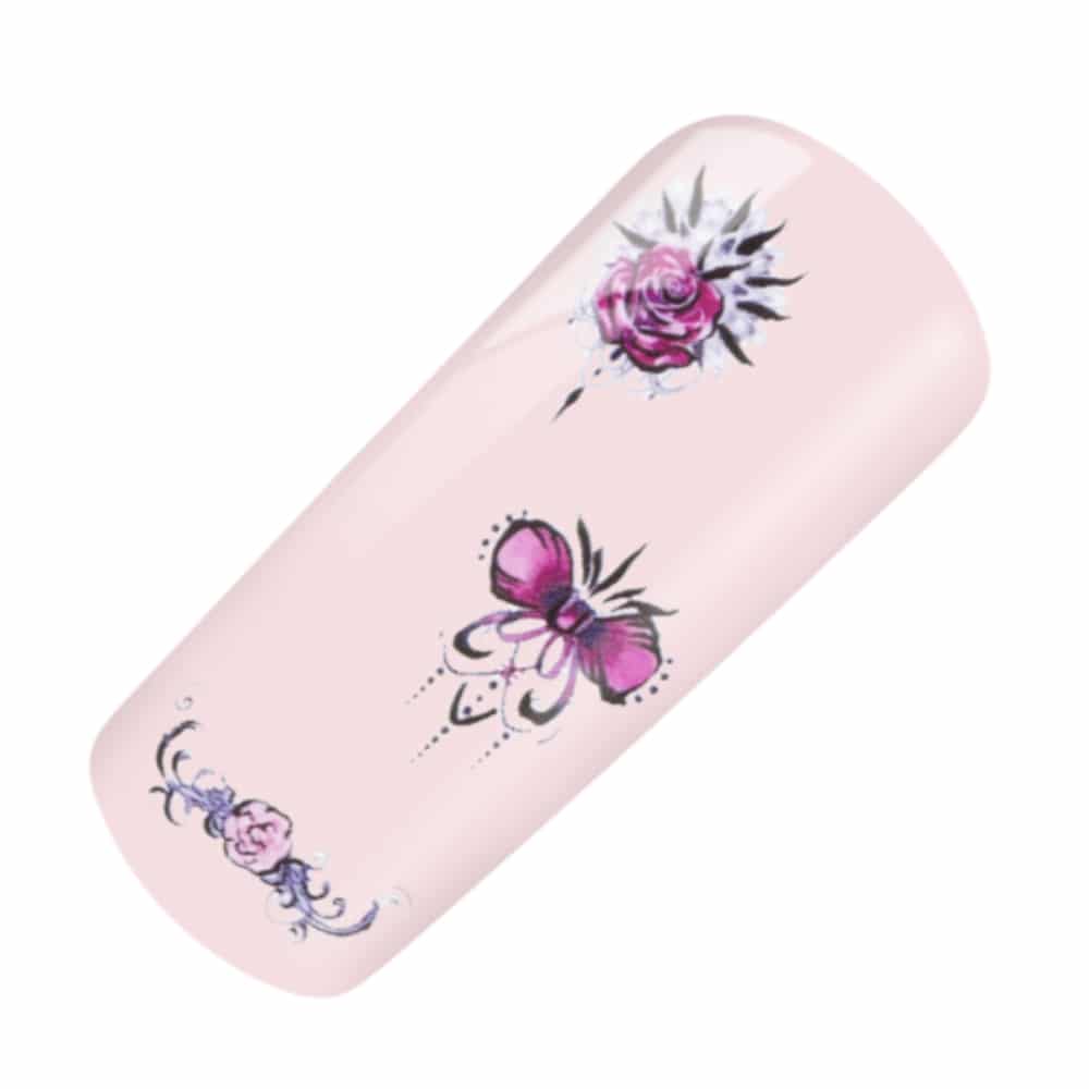 Nailart Tattoo Rose Ornament