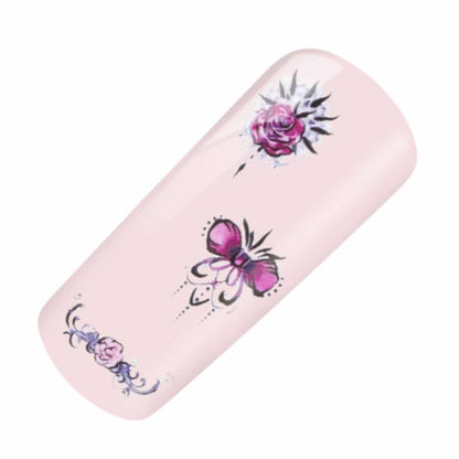 Nailart Tattoo Rose Ornament