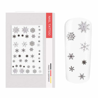 Nailart Tattoo Schneeflocke III