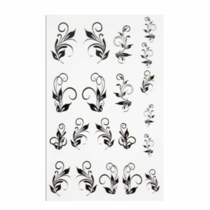 Nailart Tattoo Ranke Ornamente
