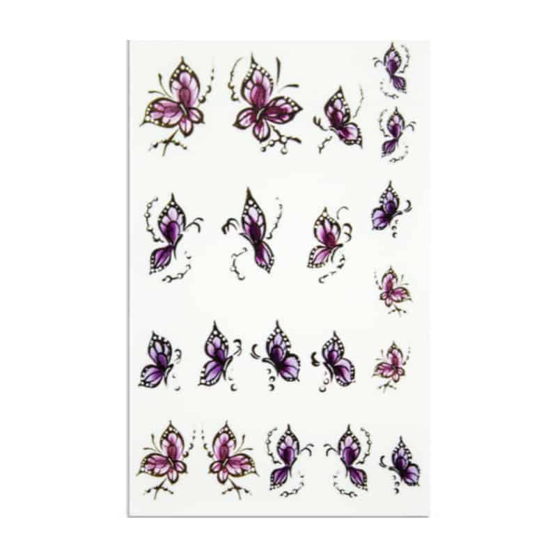 Nailart Tattoo Schmetterling I