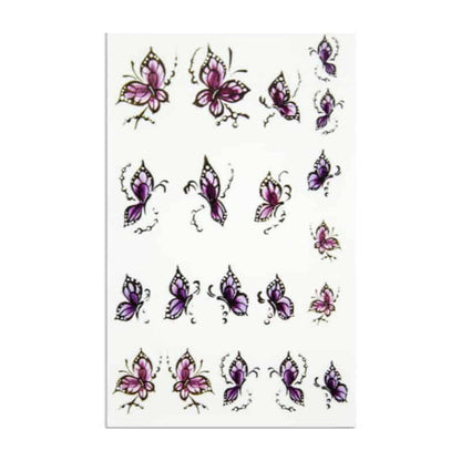 Nailart Tattoo Schmetterling I