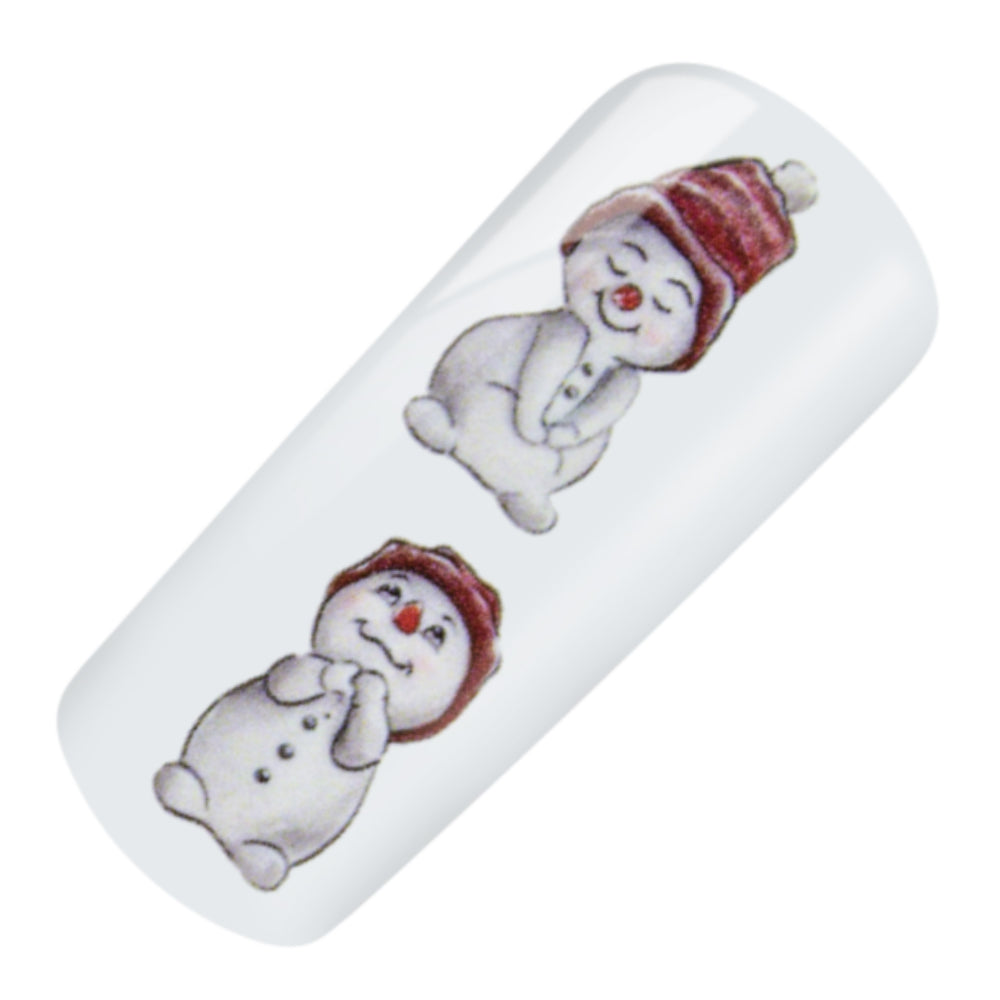 Nailart Tattoo Schneemann