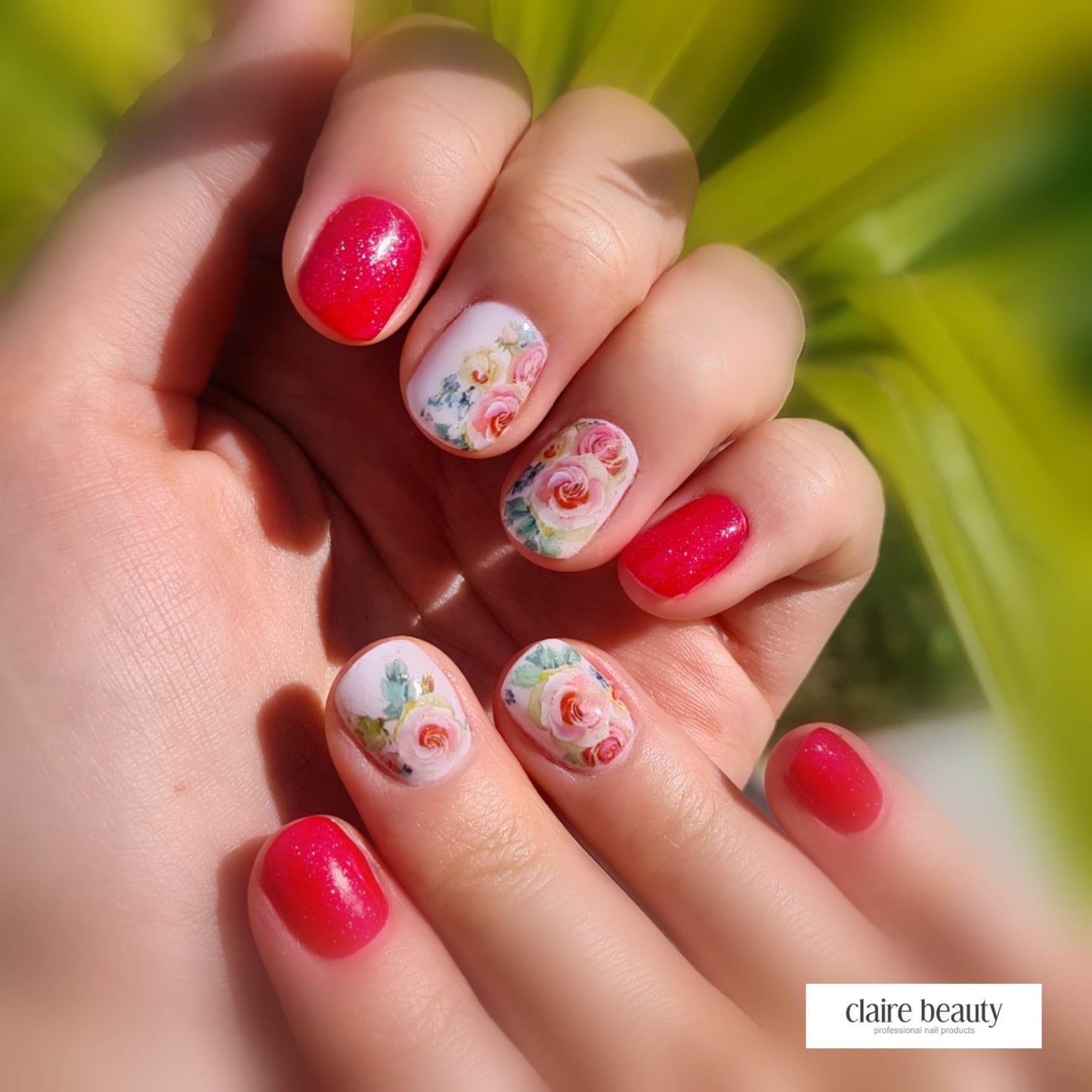 Nailart Transferfolie Rosen II