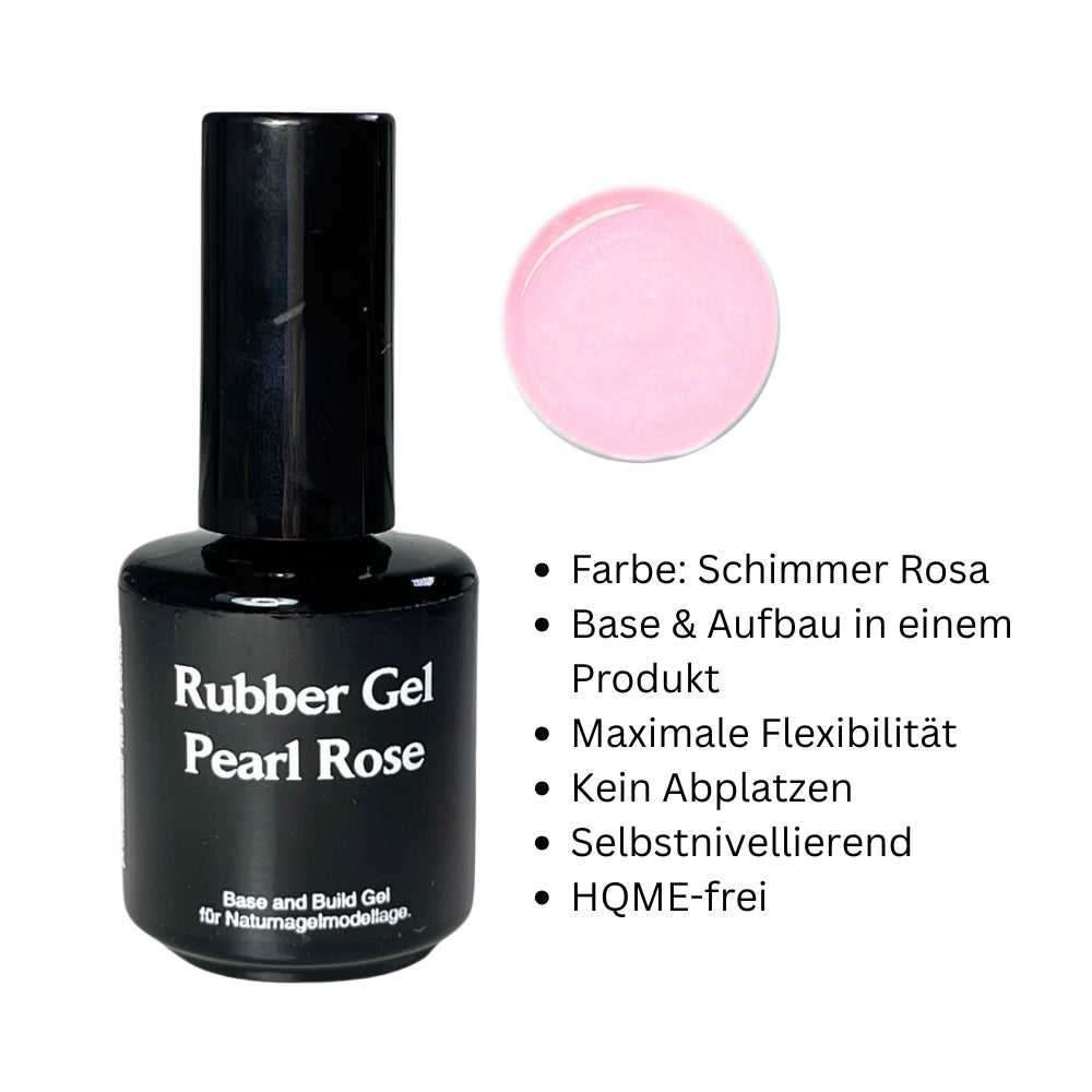 Rubber Base Gel Pearl Rose 14ml