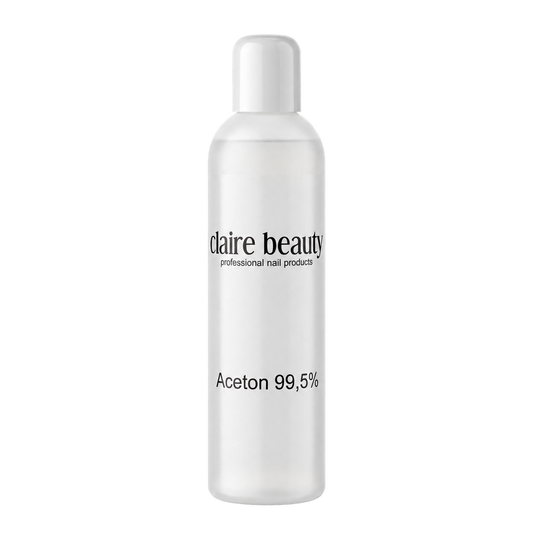 claire beauty Aceton 99,5 Prozent in weisser Flasche