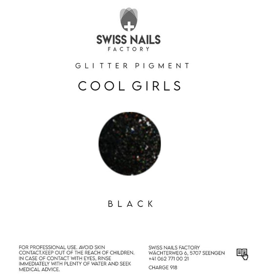 Autumn-winter cool girls sequins - Black DP12