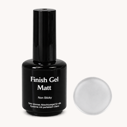 Finish Gel Matt von claire beauty mit mattem farblosem Punkt