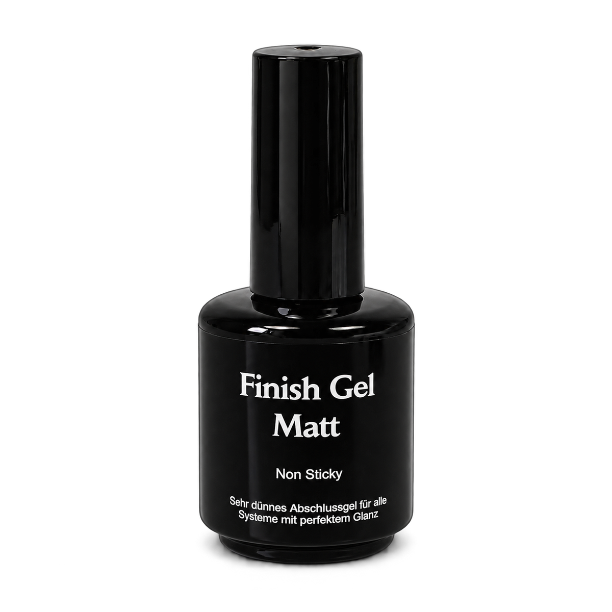 Finish Gel Matt von claire beauty, schwarze 14-ml-Pinselflasche