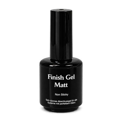 Finish Gel Matt von claire beauty, schwarze 14-ml-Pinselflasche