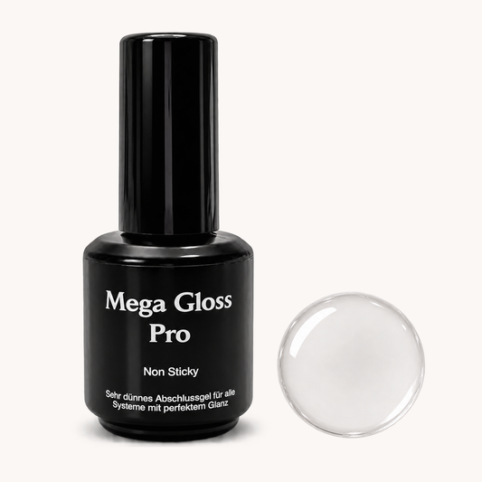 Finish Gel Mega Gloss Pro von claire beauty mit farblosem Glanzpunkt