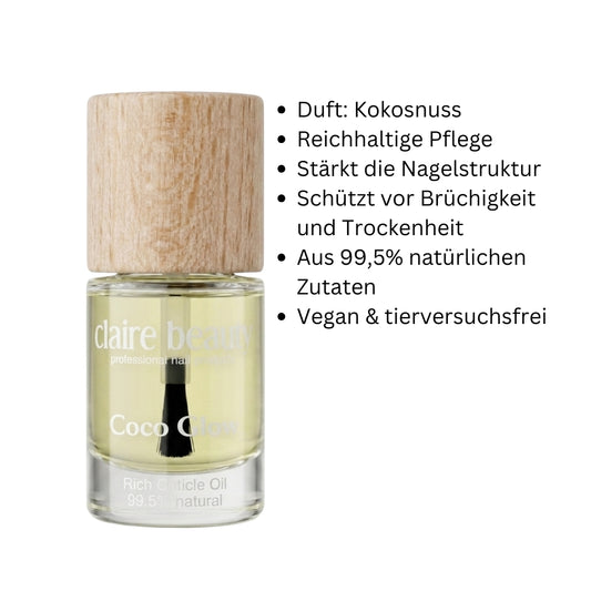Green Plant Based Nagelöl Coco Glow