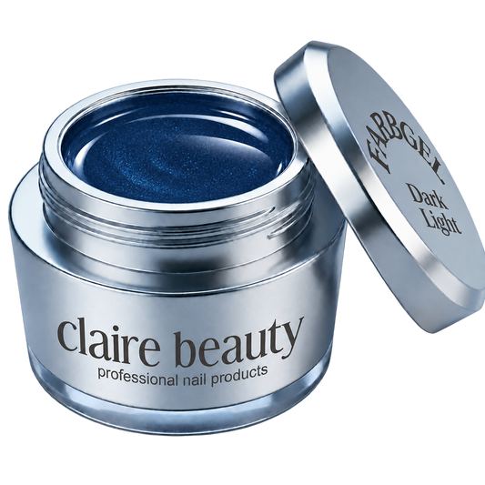 claire beauty Farbgel Dark Light im offenen Tiegel