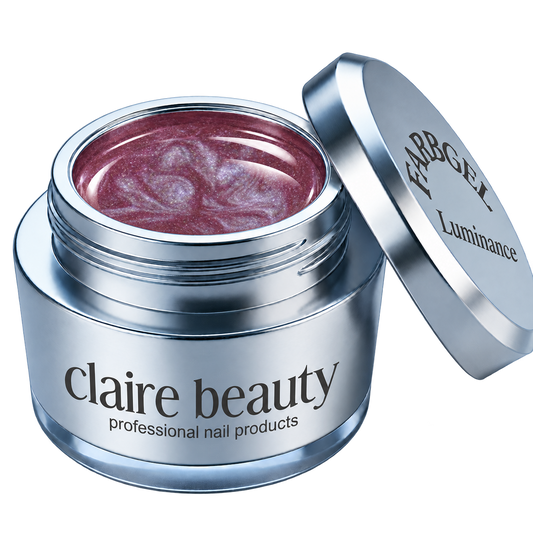 claire beauty Farbgel Luminance im offenen Tiegel