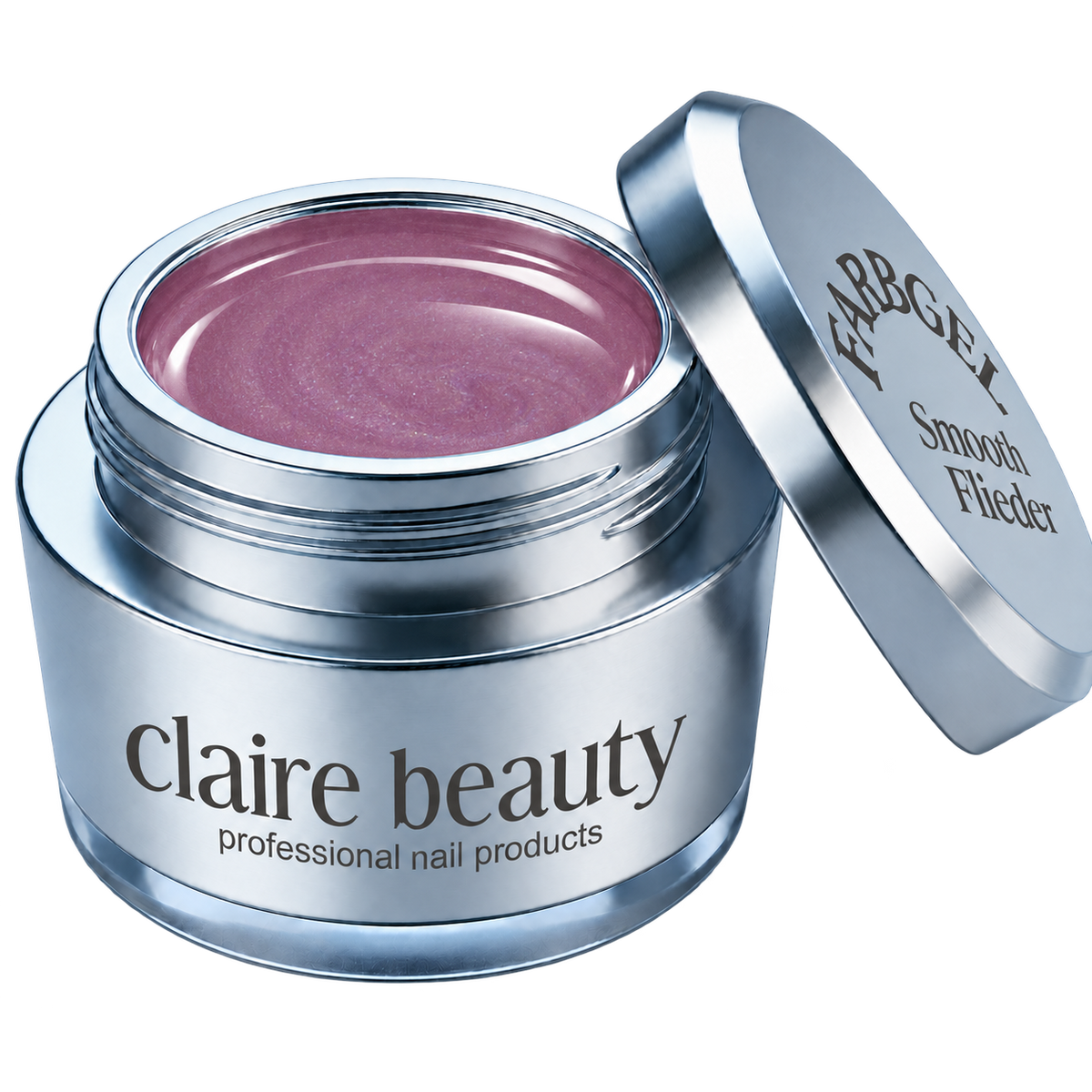 claire beauty Farbgel Smooth Flieder im offenen Tiegel