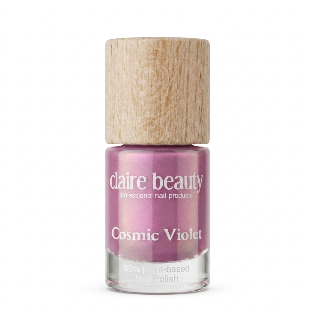 Green Plant Based Nagellack Cosmic Violet