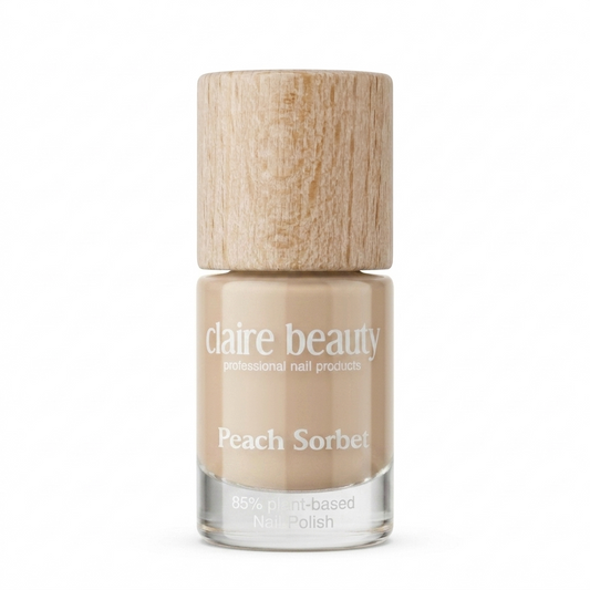 Green Plant Based Nagellack Peach Sorbet