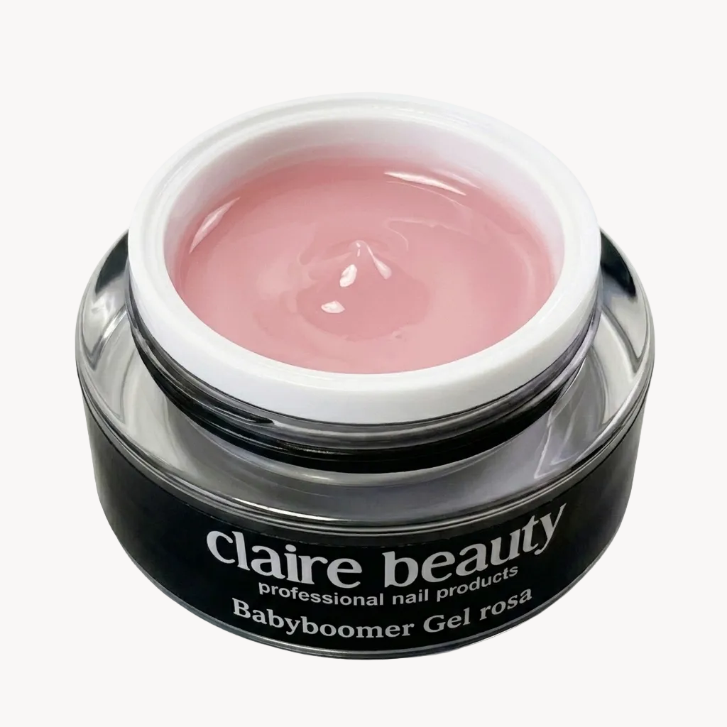 claire beauty Babyboomer Gel Rosa – volldeckendes Aufbau Gel für Ombré