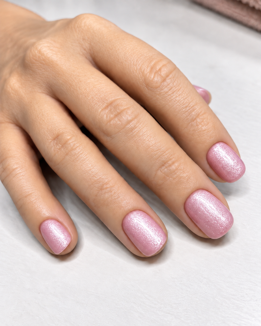 Farbgel Glitter Crystal Rose