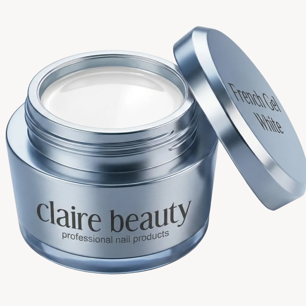 French Gel White von claire beauty – weisses French Gel für French Nails