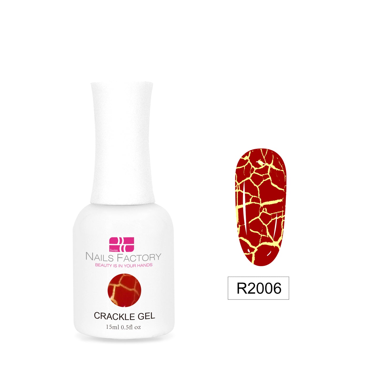 Cracking/Crackle Gel Rot R2006 15ml