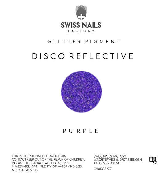 Disco reflective glitter - Purple D09