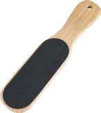 Doppelseitige Hornhautfeile Holz