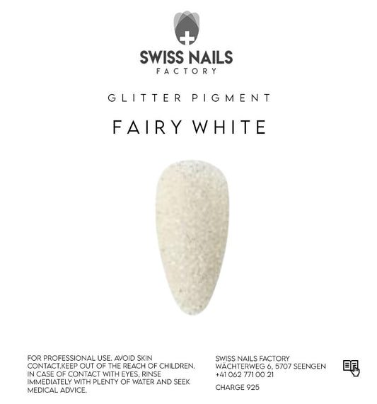 Fairy white glitter - Pure white HS0101-2