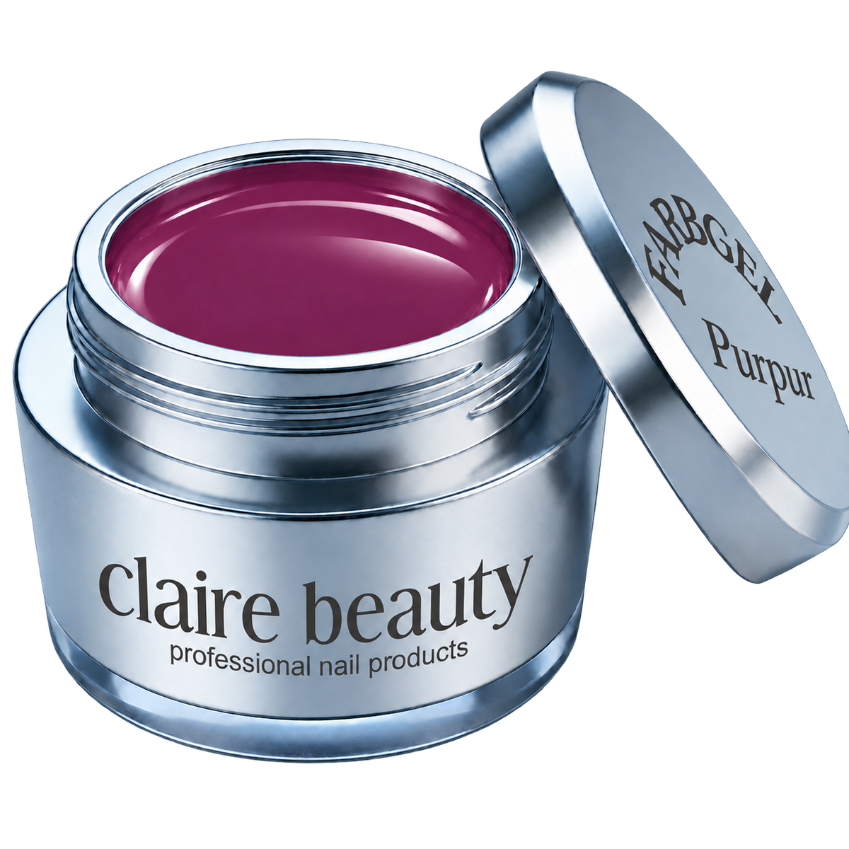 claire beauty Farbgel Purpur im Tiegel