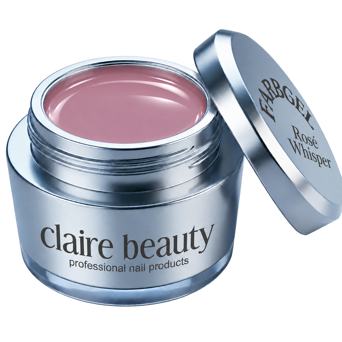 claire beauty Farbgel Rosé Whisper im Tiegel