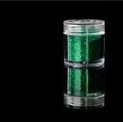 Glitter Puder Nr. 6 Dunkelgrün 10 gr