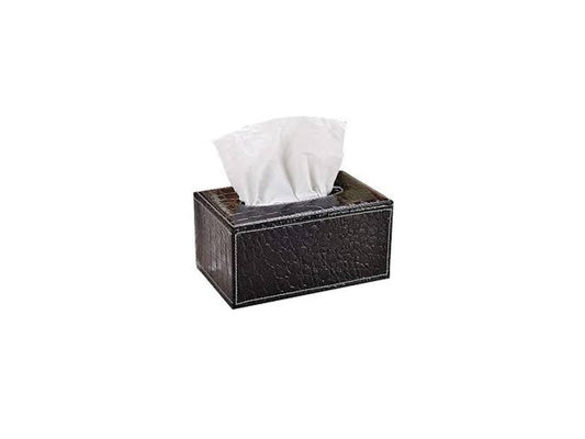 Kleenex/Kosmetiktuchbox Kroko Schwarz
