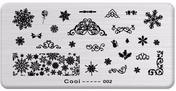 Nailart Stamping Schablone Nr. 2