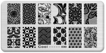 Nailart Stamping Schablone Nr. 30
