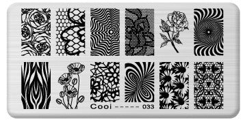 Nailart Stamping Schablone Nr. 33