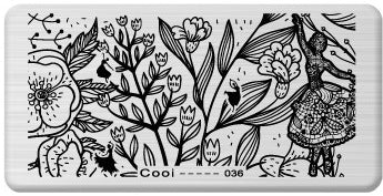 Nailart Stamping Schablone Nr. 36
