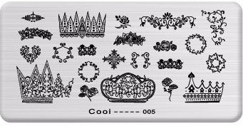 Nailart Stamping Schablone Nr. 5