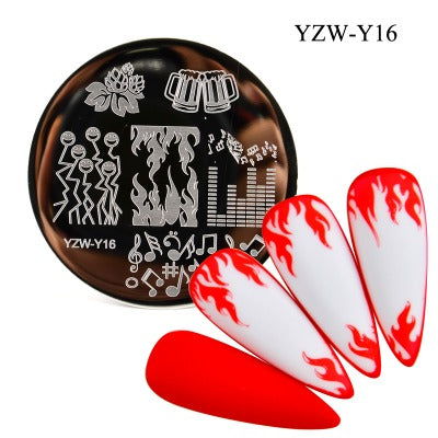 Gabarit rond pour nail art YZW-Y16