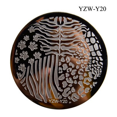 Nailart Stamping Schablone Rund YZW-Y20