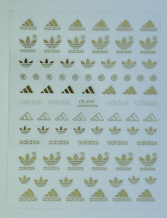 Sticker Adidas Gold CB-094