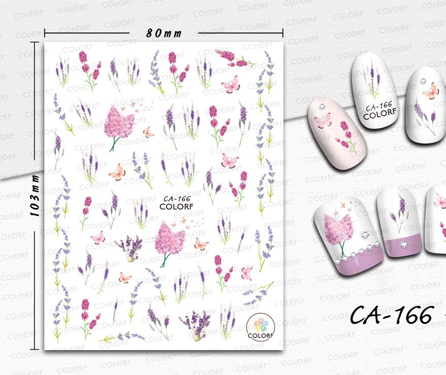 Sticker Blumen Lavendel CA-166