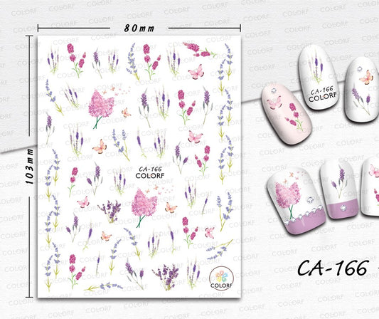 Sticker Blumen Lavendel CA-166