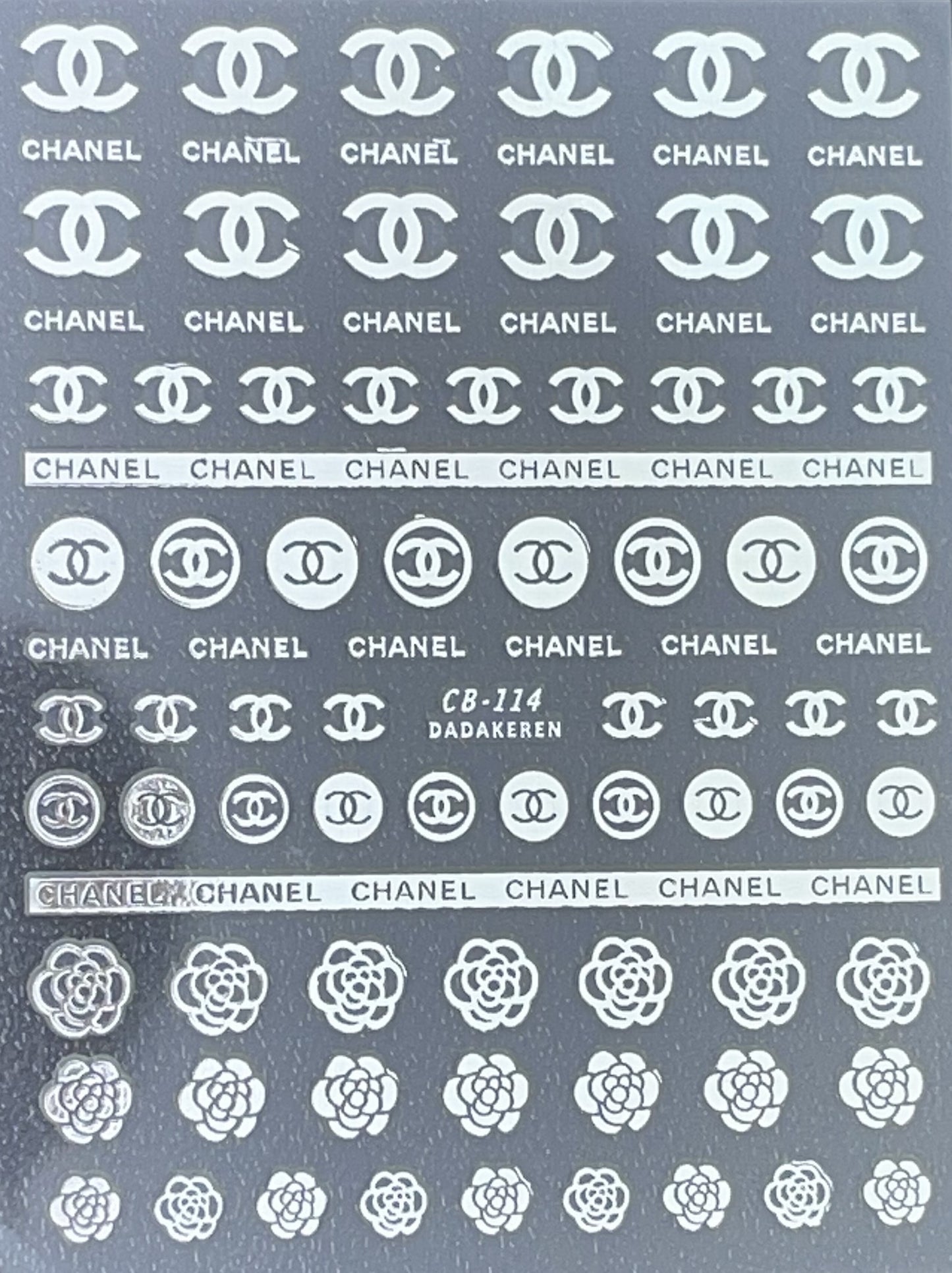 Sticker Chanel CB-114 weiss