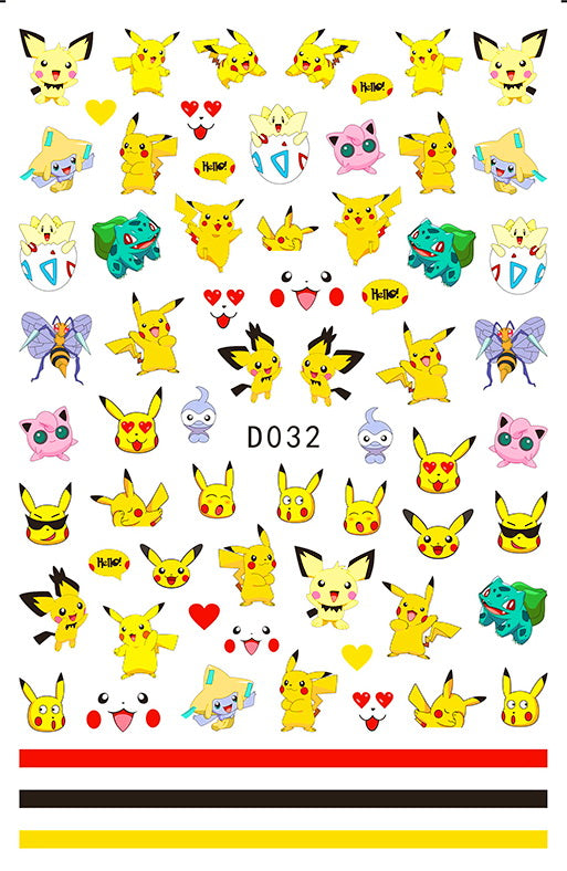 Sticker Pokemon D032