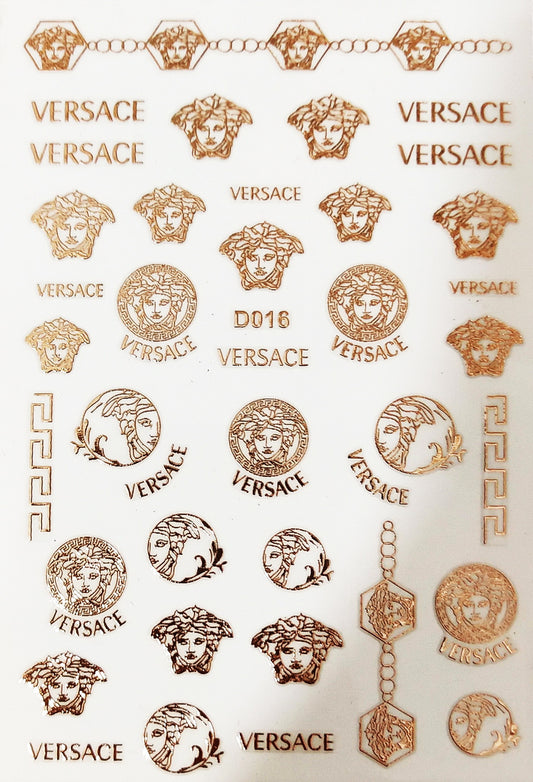 Sticker Versace D016 gold