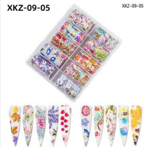 Kit de feuilles de transfert XKZ-09-05 avec 10 rouleaux
